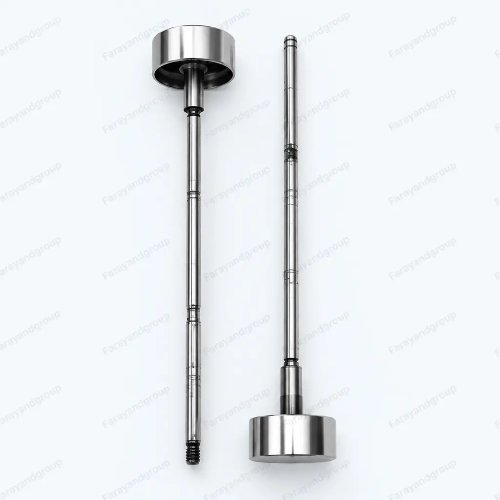 قطعه صنعتی دیسک کشش نخ شفت‌دار | Tension Disc with Shaft - برند schlafhorst
