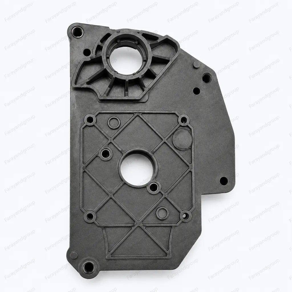 قطعه صنعتی درب گیربکس اتوکنر/Gearbox Cover Plate - برند schlafhorst